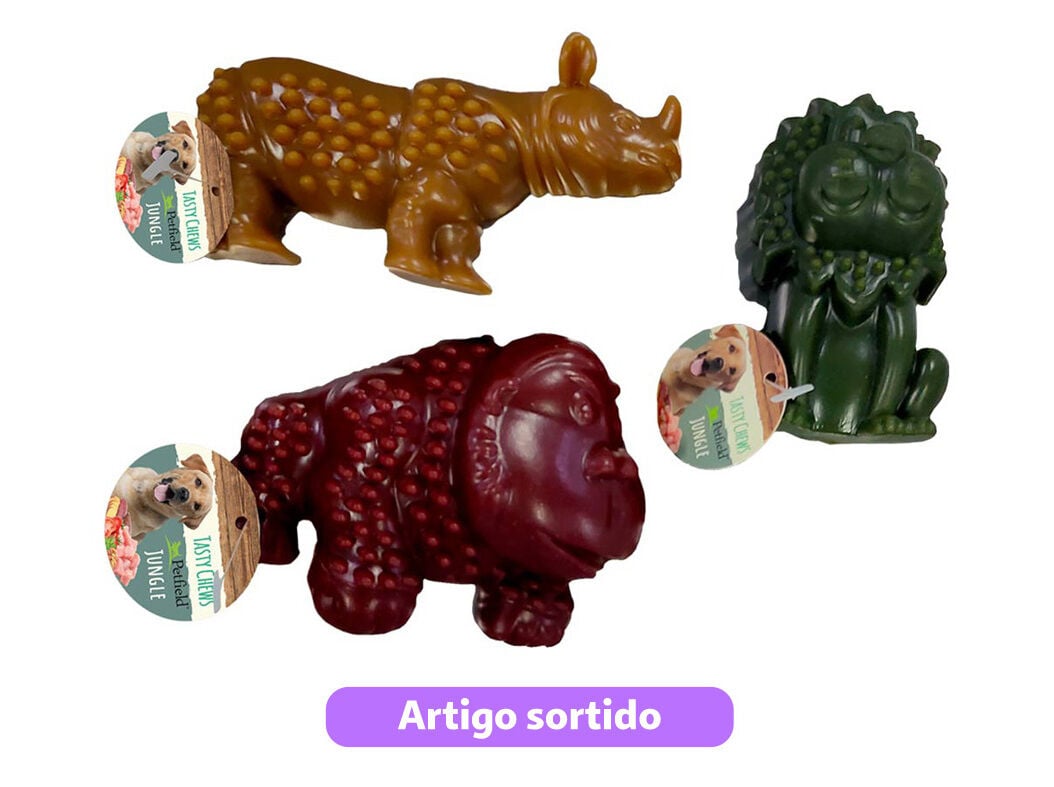SNACKS C&Atilde;O PETFIELD TASTY CHEW JUNGLE ANIMALS MODELOS SORTIDOS image number 0