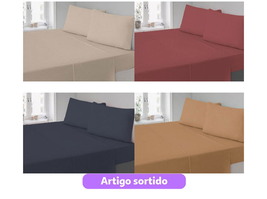 JOGO CAMA POLAR HOMESPECIAL LISO 260X270CM CORES SORTIDAS image number 0