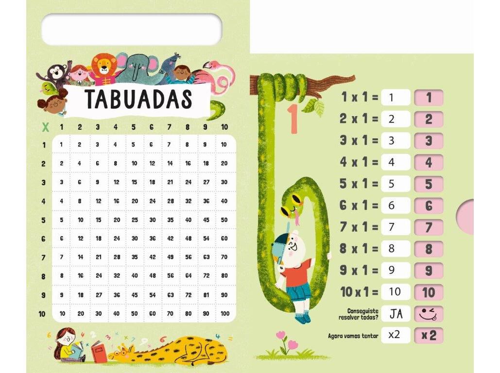 LIVRO TABUADA RESOLVE LIMPA E FAZ DE NOVO image number 1