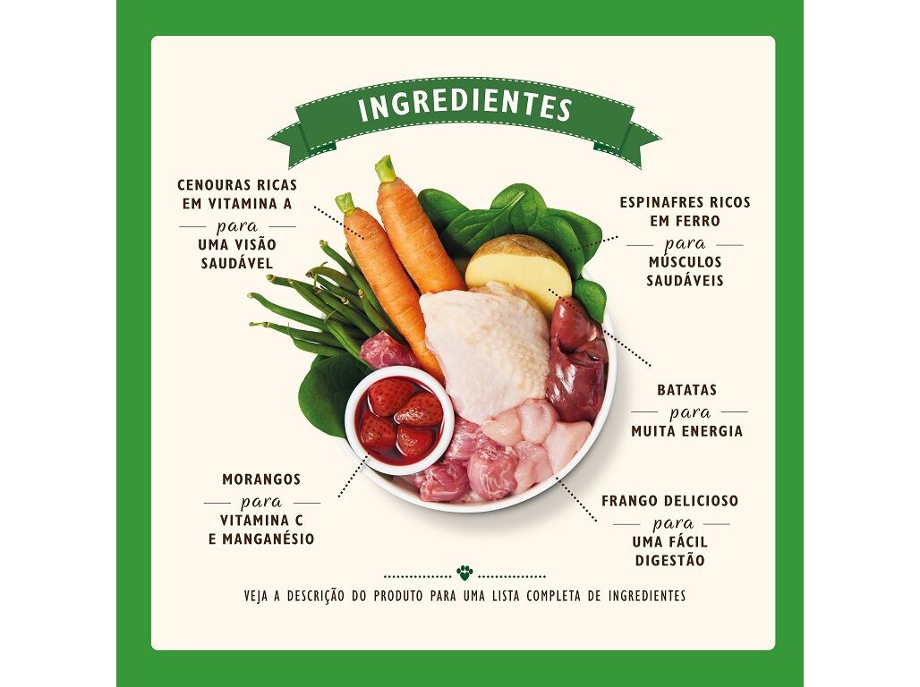 COMIDA H&Uacute;MIDA PARA C&Atilde;O LILY'S KITCHEN FRANGO 400G image number 1