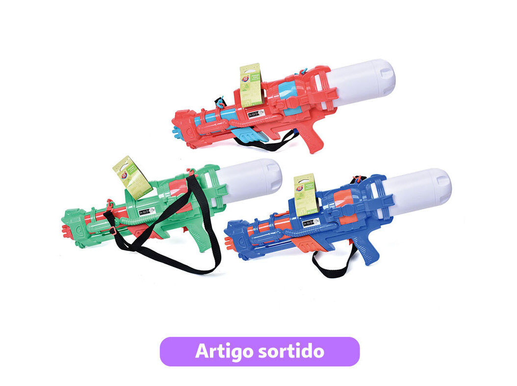 PISTOLA DE AGUA TWO FUN 66.5CM CORES SORTIDAS image number 0