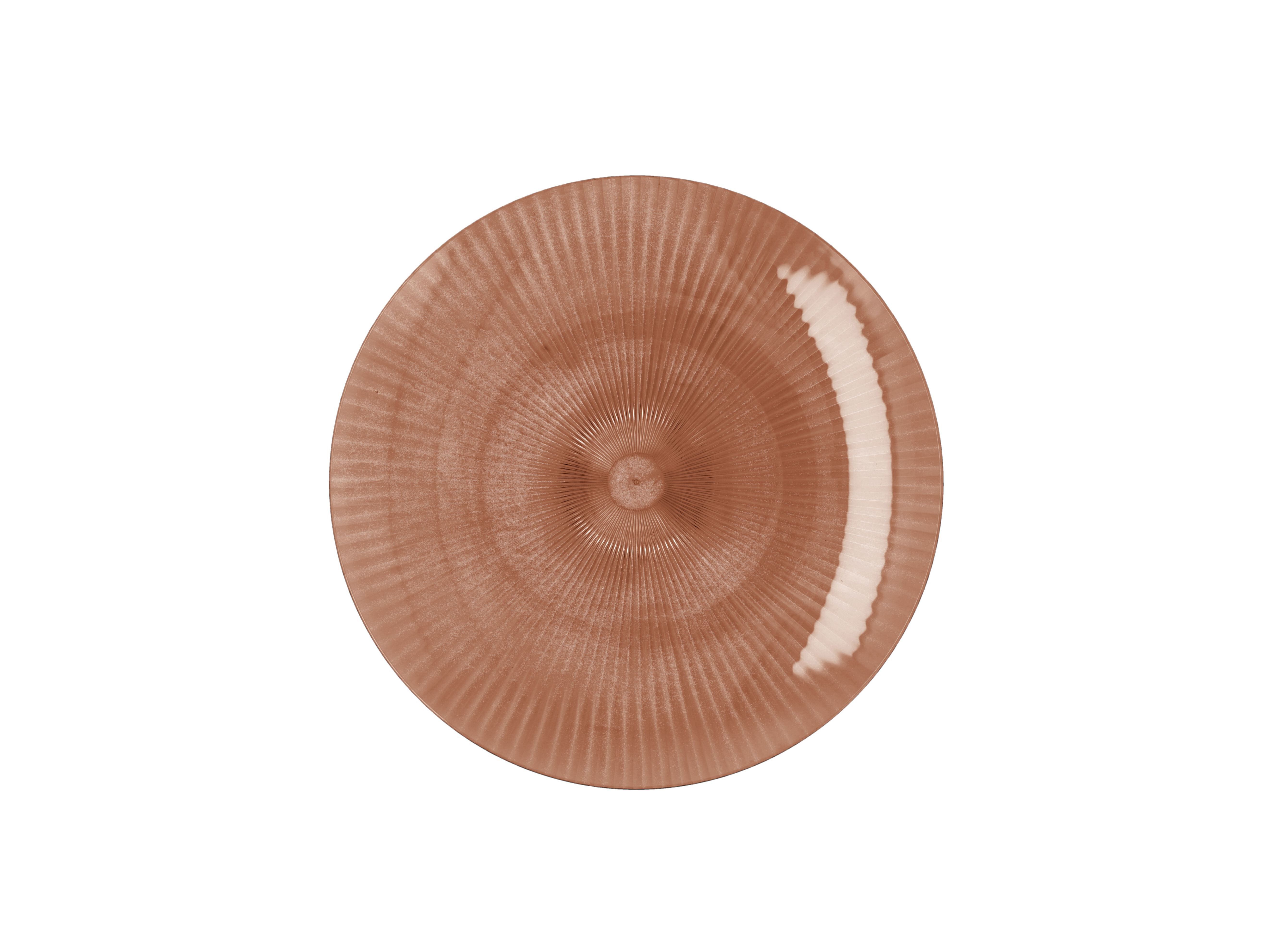 PRATO SUNSET QUID PL&Aacute;STICO CORAL 26CM