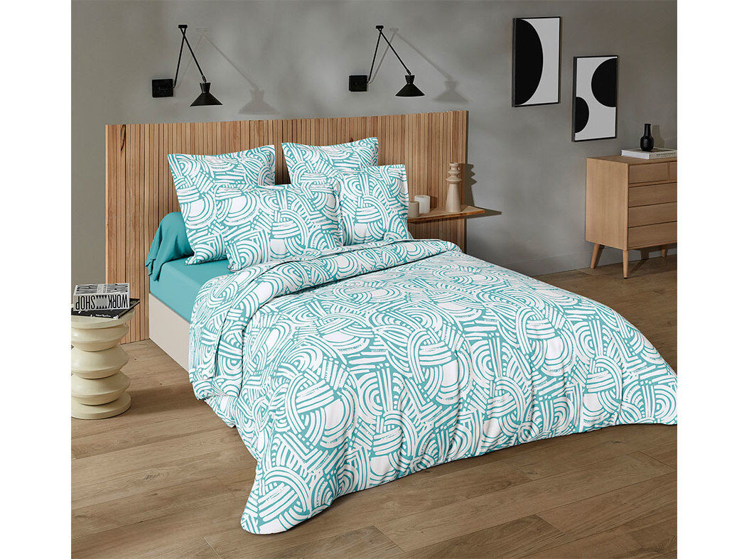 CAPA EDRED&Atilde;O POLIESTER RECICLADO ACTUEL NOTTIE 240X220CM