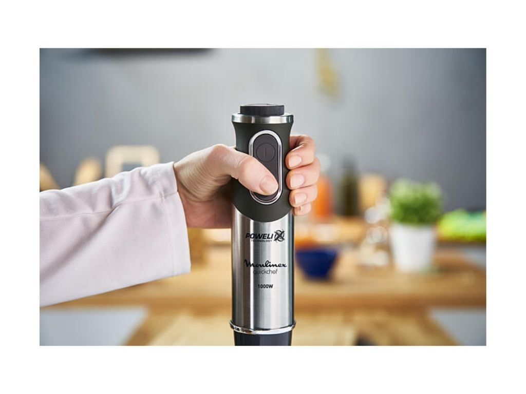 VARINHA M&Aacute;GICA MOULINEX QUICKCHEF DD65A810 (1000 W - PRETO E INOX) image number 1