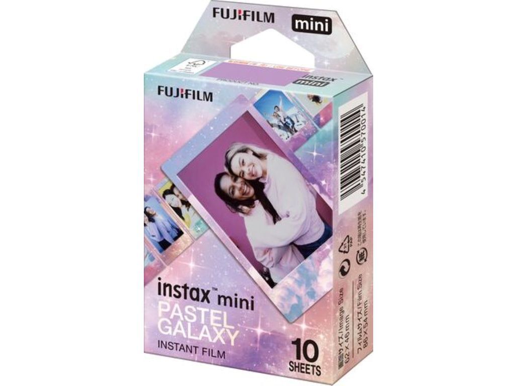 ROLOS FOTOGR&Aacute;FICOS FUJIFILM INSTAX MINI PASTEL GALAXY 10PK