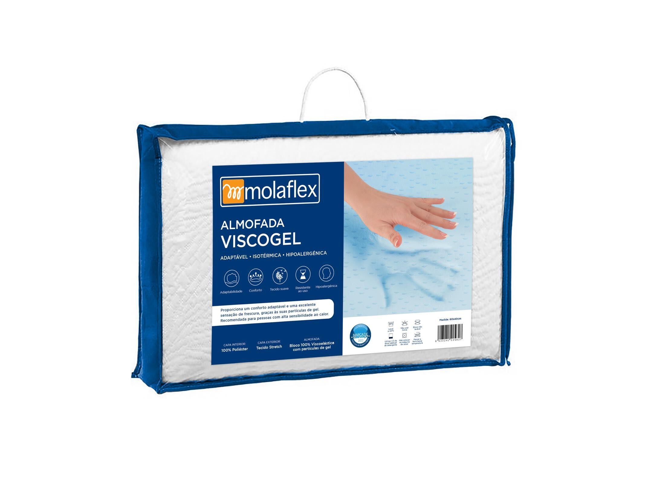 ALMOFADA MOLAFLEX VISCOGEL 60X40