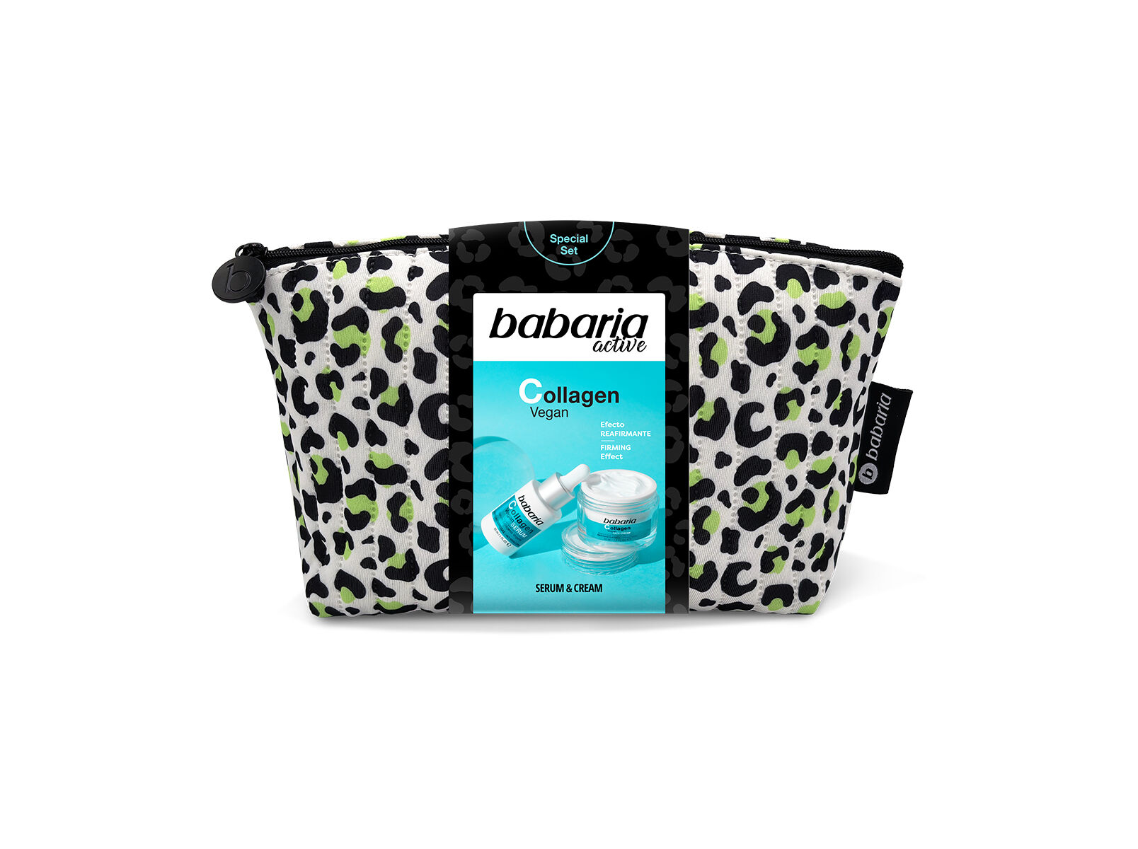 NECESSAIRE FACIAL BABARIA LEOPARDO COL&Aacute;GENO 80ML