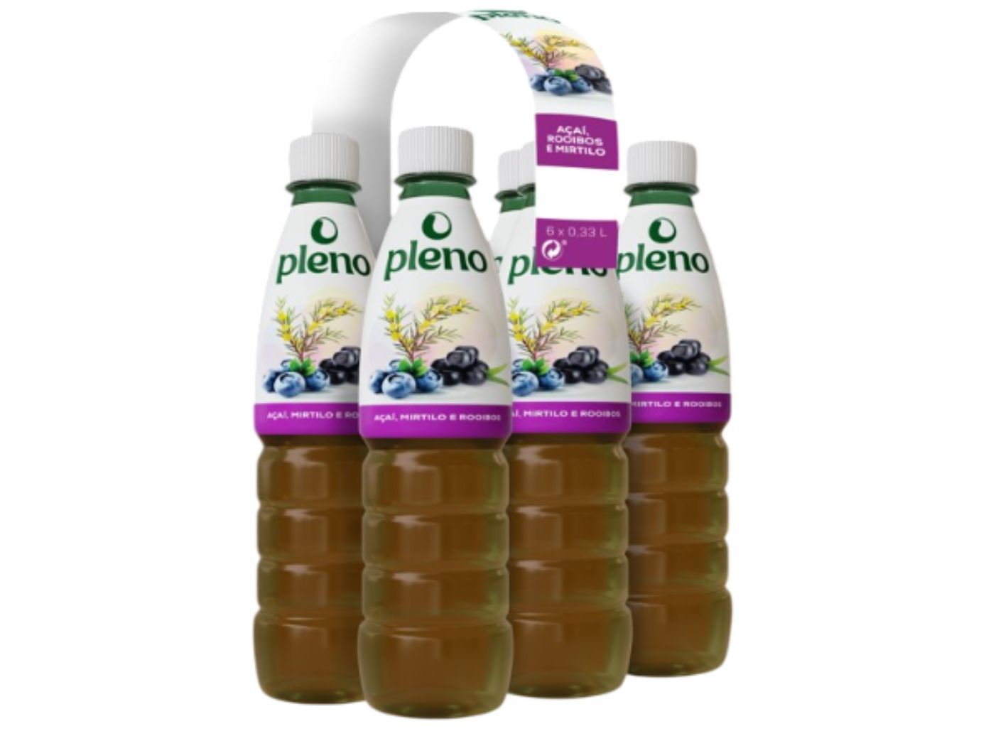 BEBIDA PLENO A&Ccedil;AI MIRTILO&ROOIBOS 6X0.33L image number 0