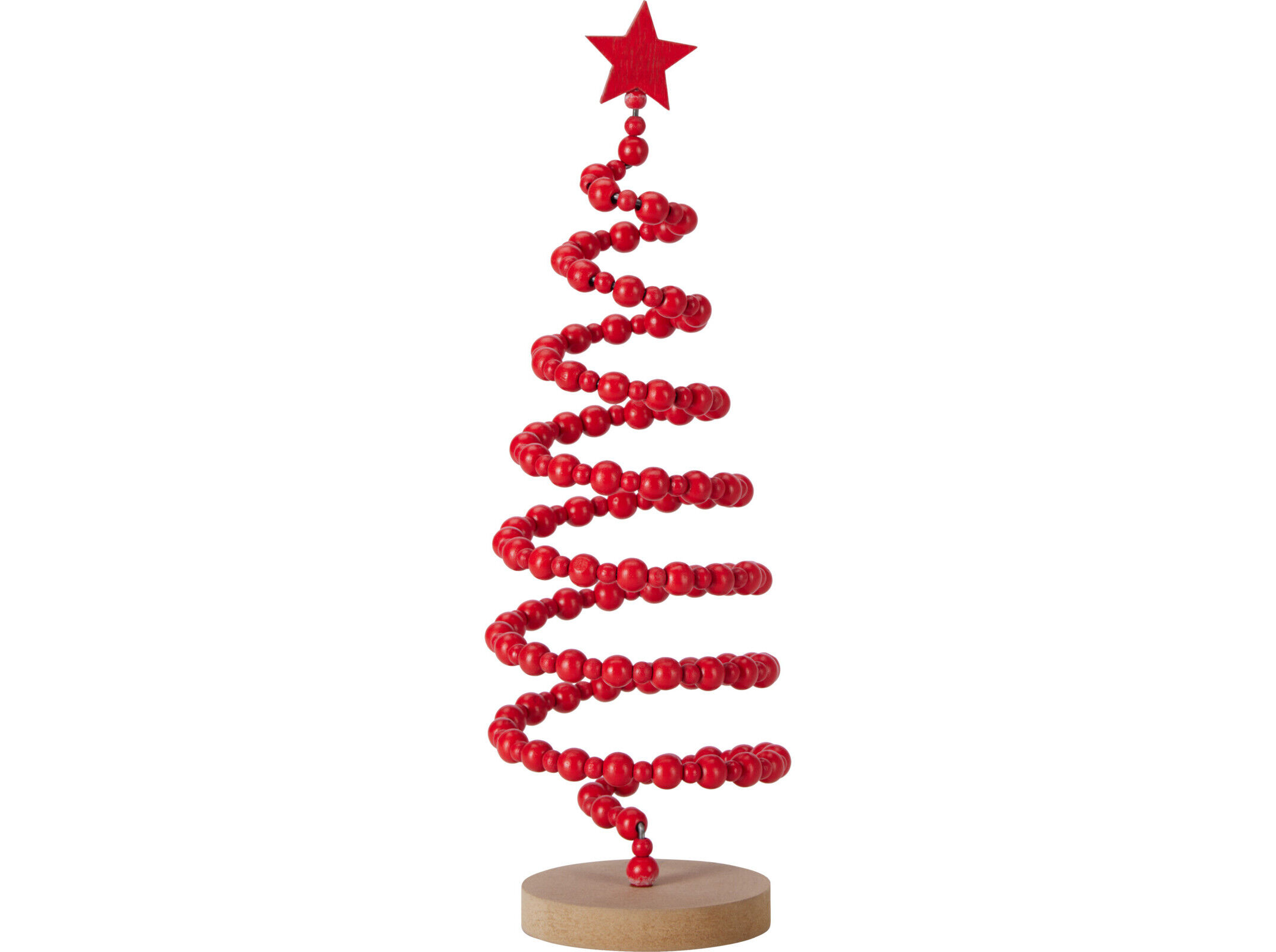 &Aacute;RVORE DE NATAL VERMELHA 32CM image number 0