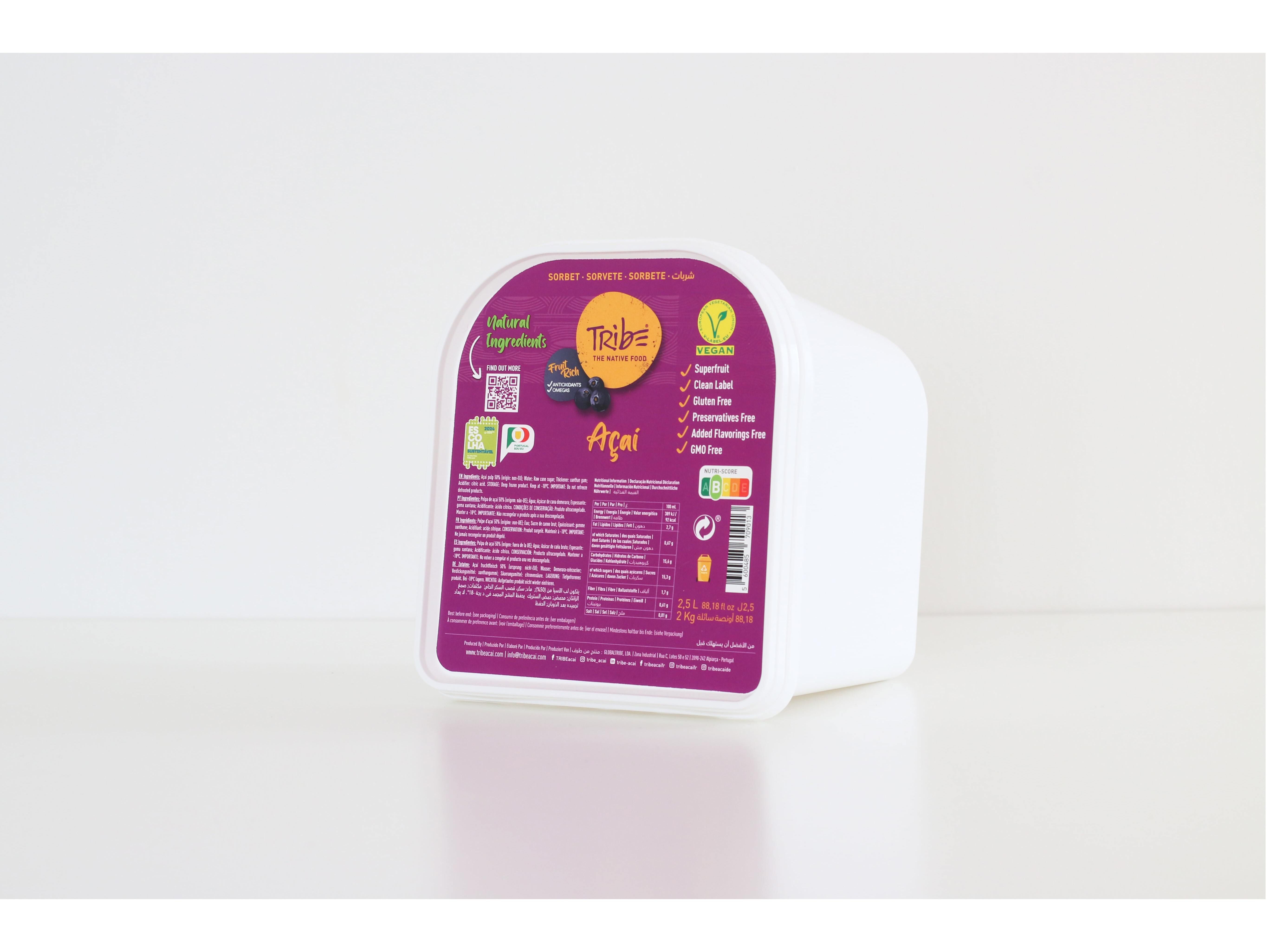 SORVETE TRIBE A&Ccedil;A&Iacute; 2.5L image number 1