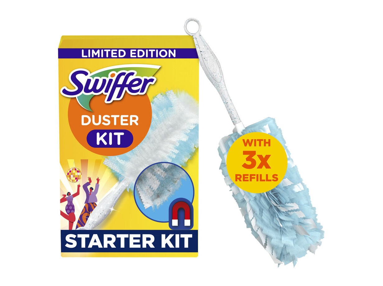 ESPANADOR AGARRA P&Oacute; SWIFFER DANCE ESPANADOR KIT + 3 RECARGAS