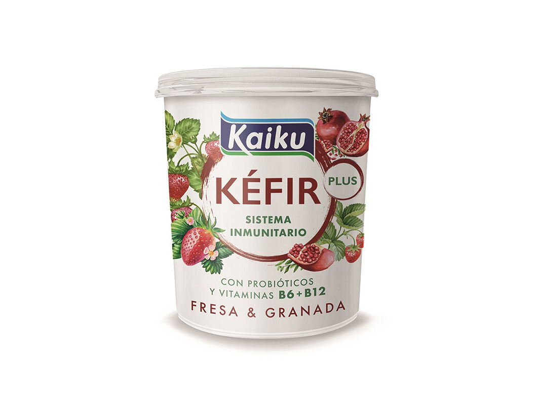 KEFIR KAIKU MORANGO E ROM&Atilde; 350G image number 0