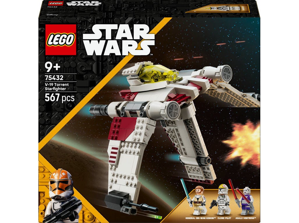 STARFIGHTER V-19 TORRENT LEGO STAR WARS TM 75432 image number 0
