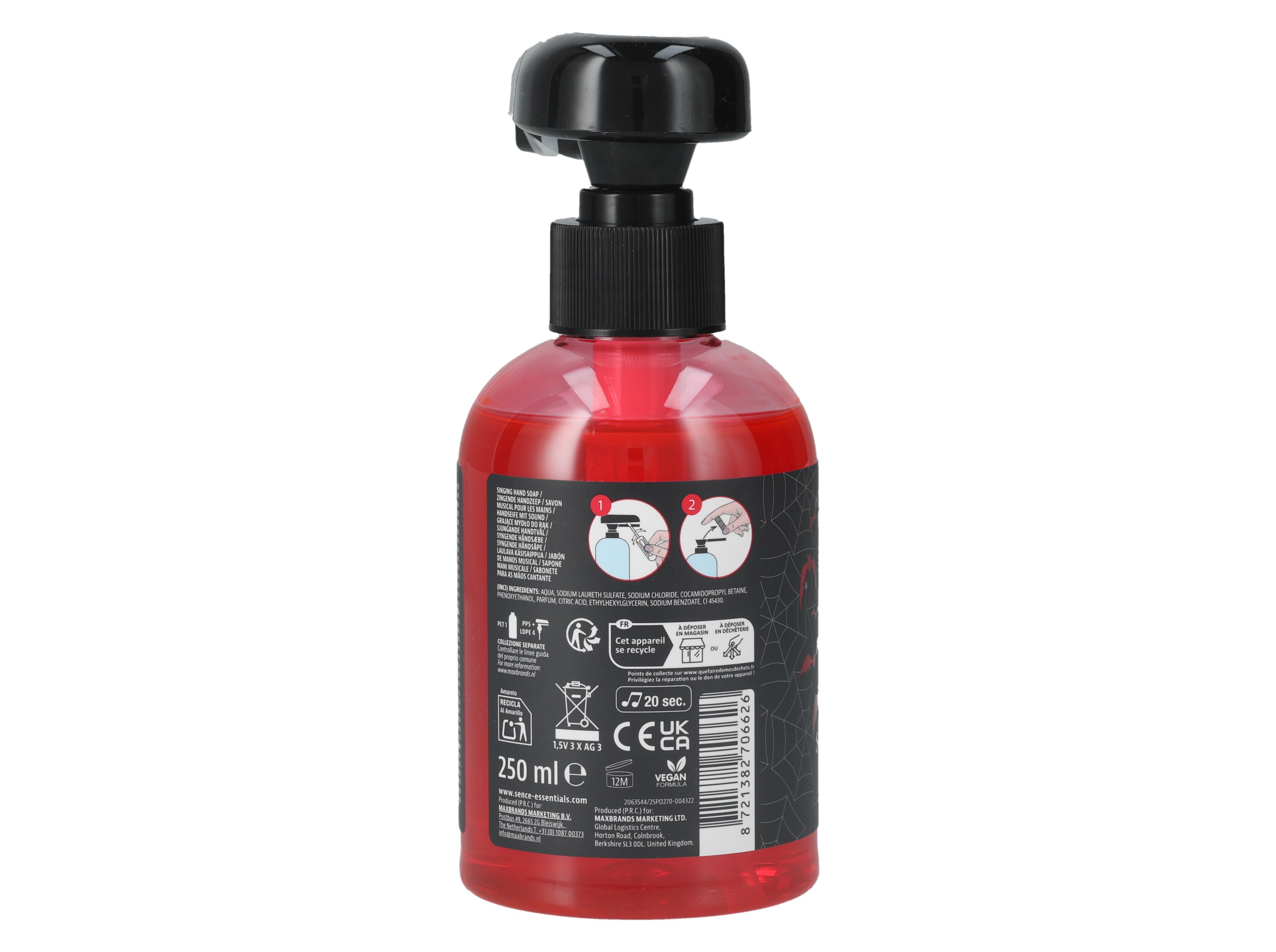 SABONETE L&Iacute;QUIDO SENCE HALLOWEEN 250 ML image number 1