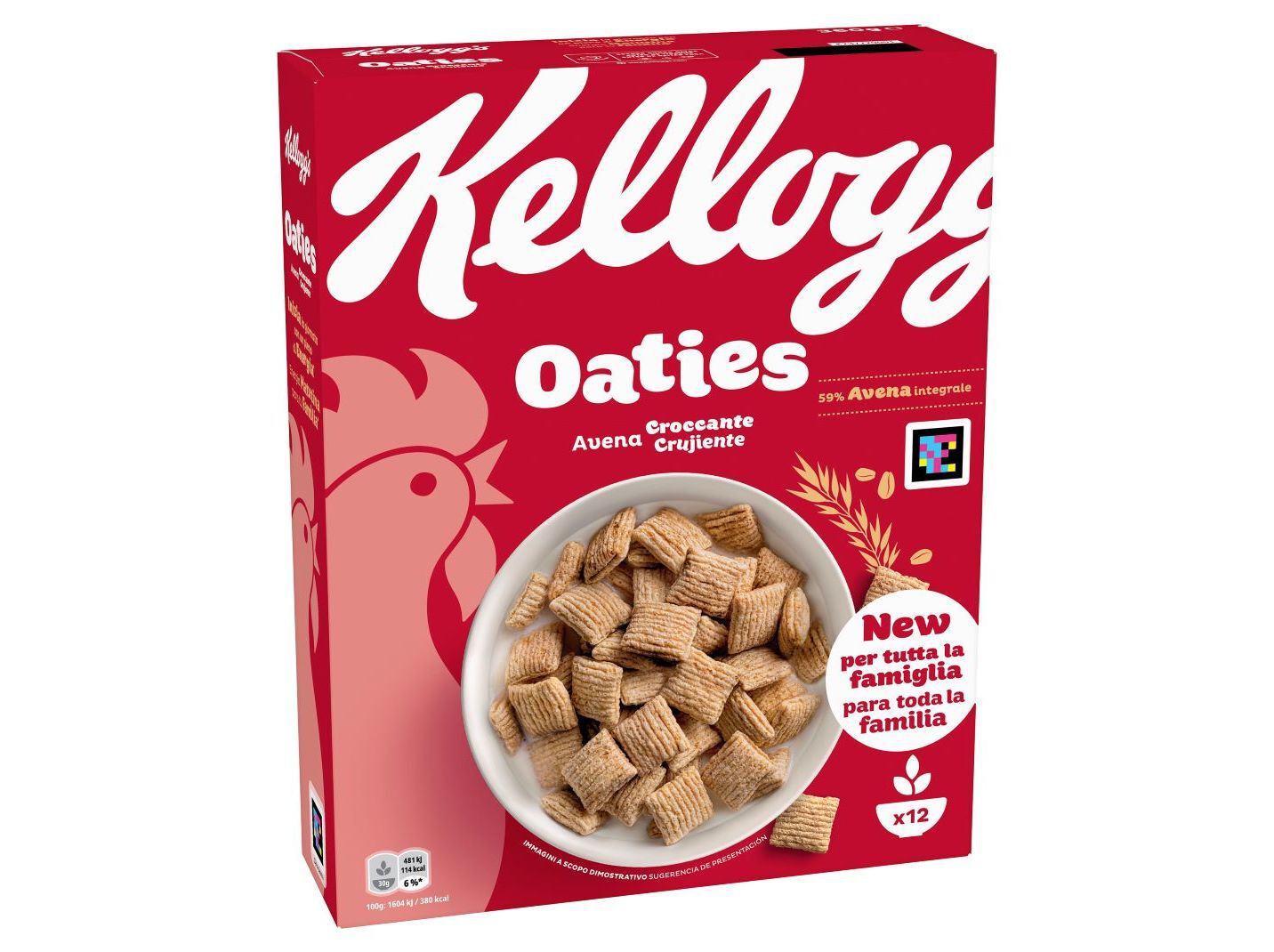 CEREAIS PEQ.ALMO&Ccedil;O KELLOGG'S OATIES 360G image number 0