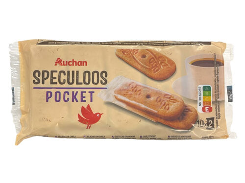 BOLACHA AUCHAN SPECULOOS 168G image number 0