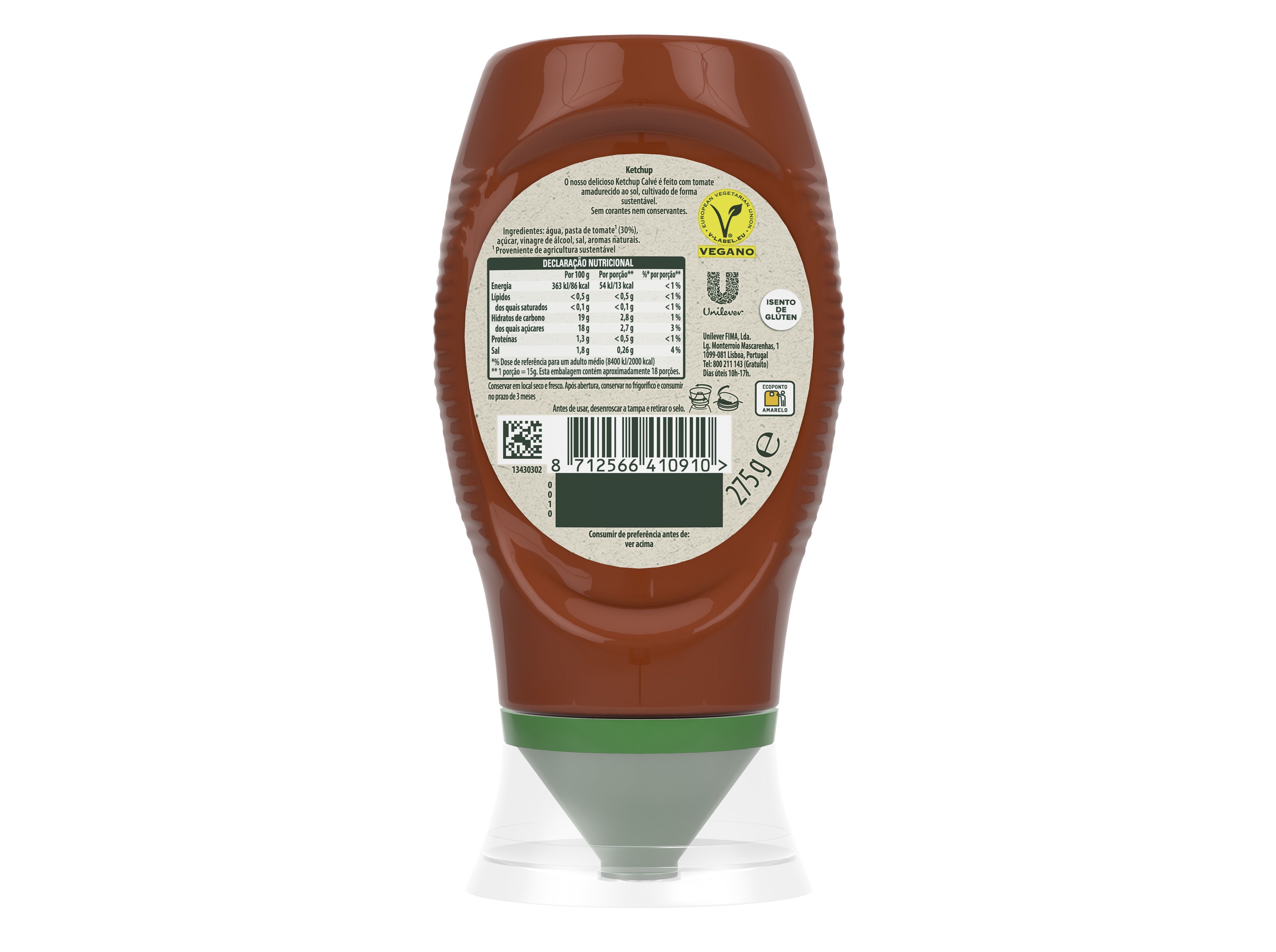 KETCHUP CALV&Eacute; TOP DOWN 275G image number 1