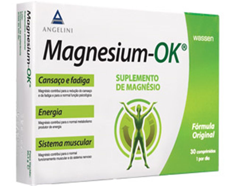 SUPLEMENTO MAGNESIUM OK 30 COMPRIMIDOS