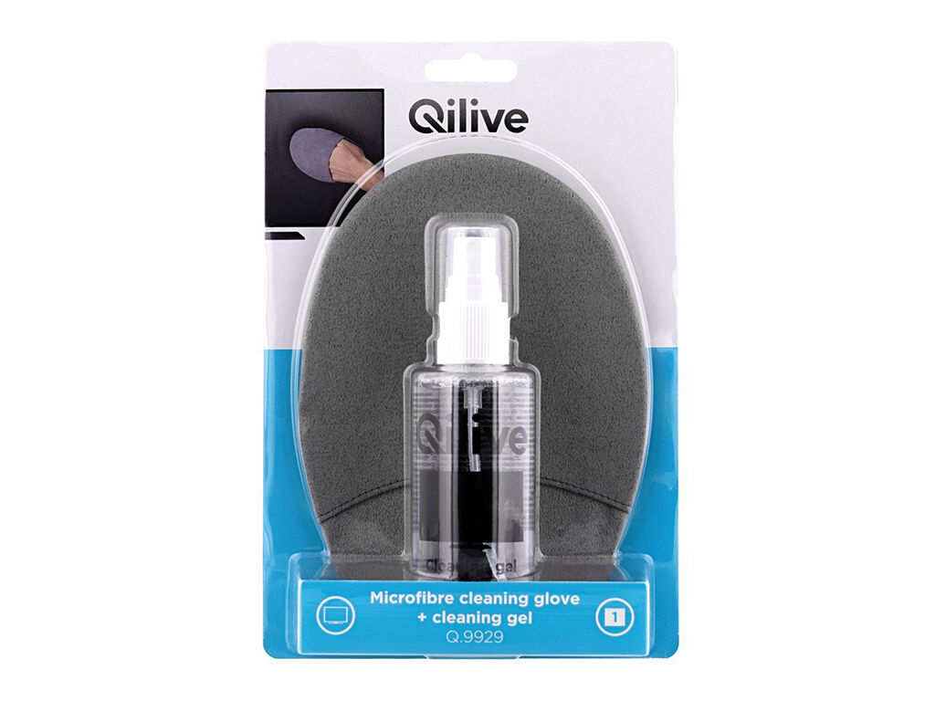 ACESS&Oacute;RIOS DE LIMPEZA QILIVE SPRAY 120ML + PANO DE MICROFIBRAS image number 1