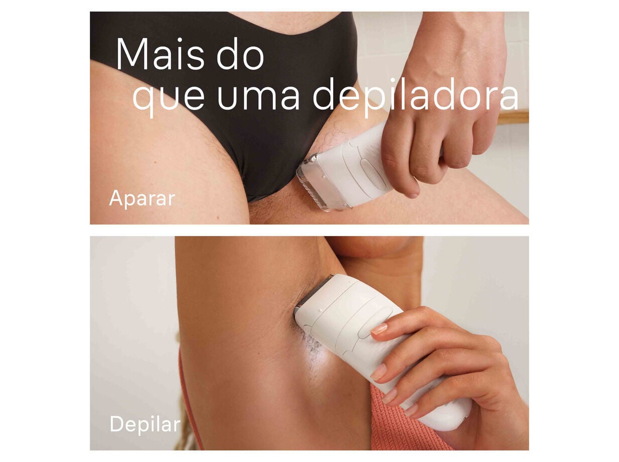 DEPILADORA BRAUN SILK-&Eacute;PIL 3 SE3-031 ESSENTIAL COM CABE&Ccedil;A DE CORTE E PENTE APARADOR image number 5