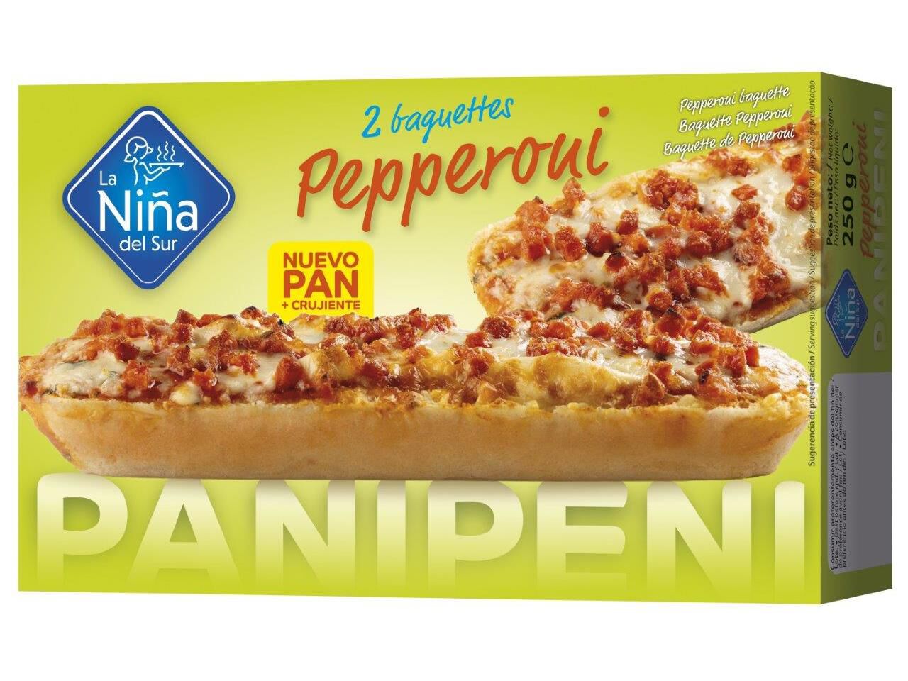 BAGUETE LA NI&Ntilde;A DEL SUR PEPPERONI 2UN 250G