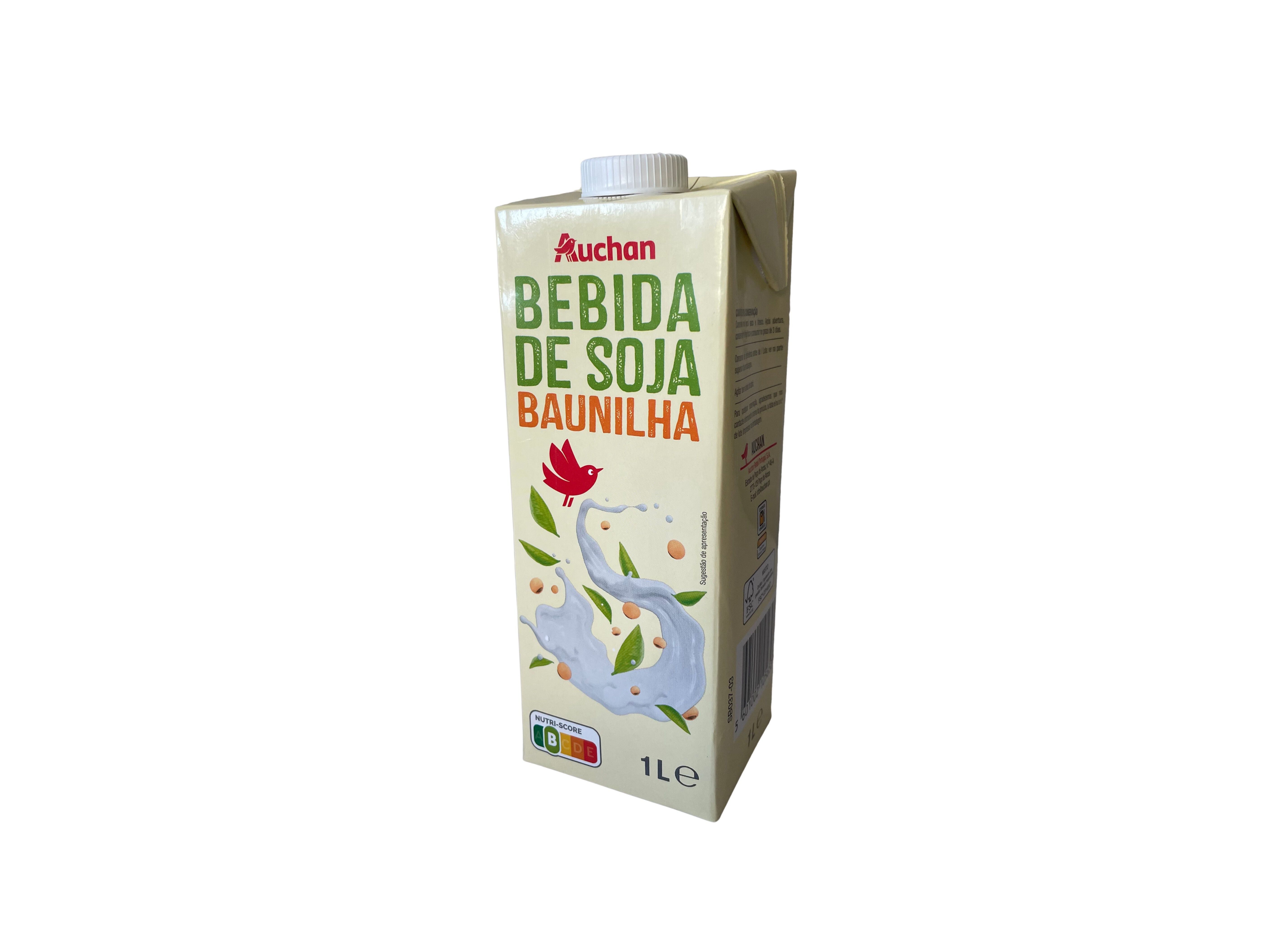 BEBIDA AUCHAN SOJA BAUNILHA 1L