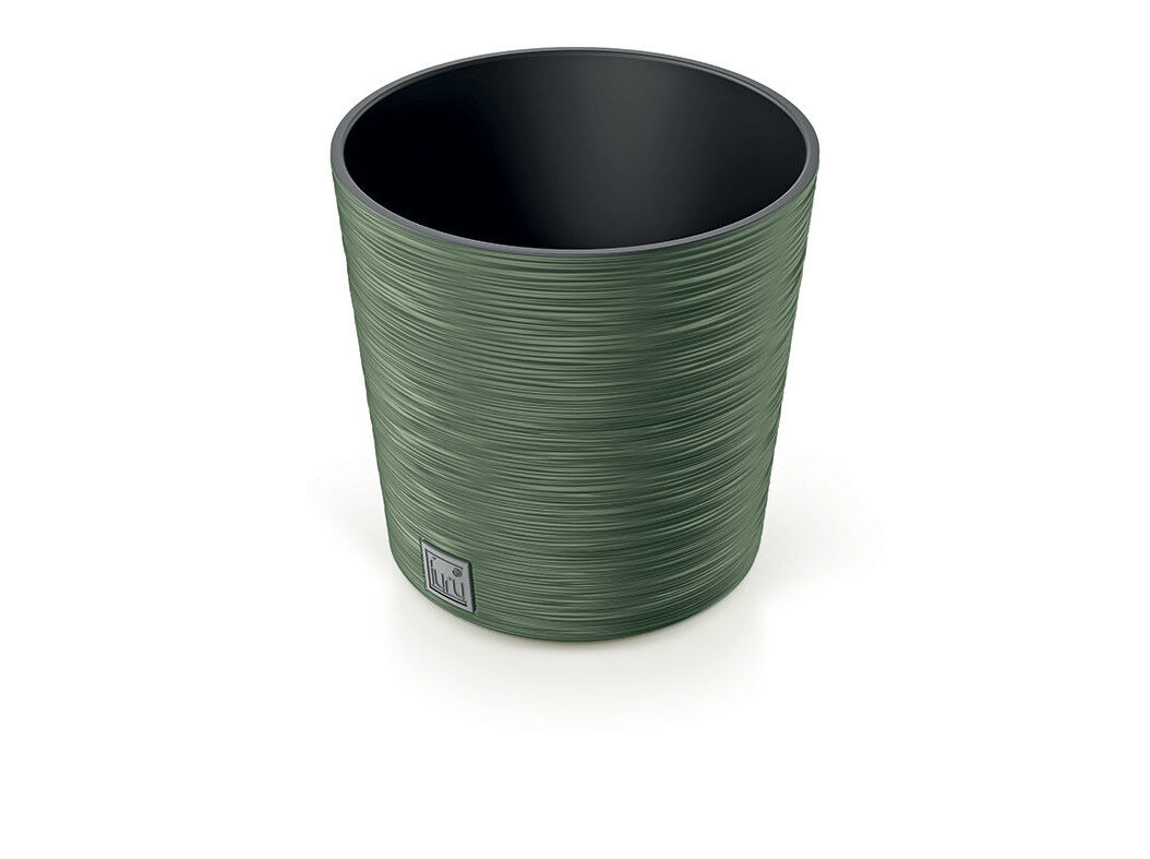 VASO PL&Aacute;STICO RECICLADO GARDENSTAR VERDE &Oslash;30CM image number 0
