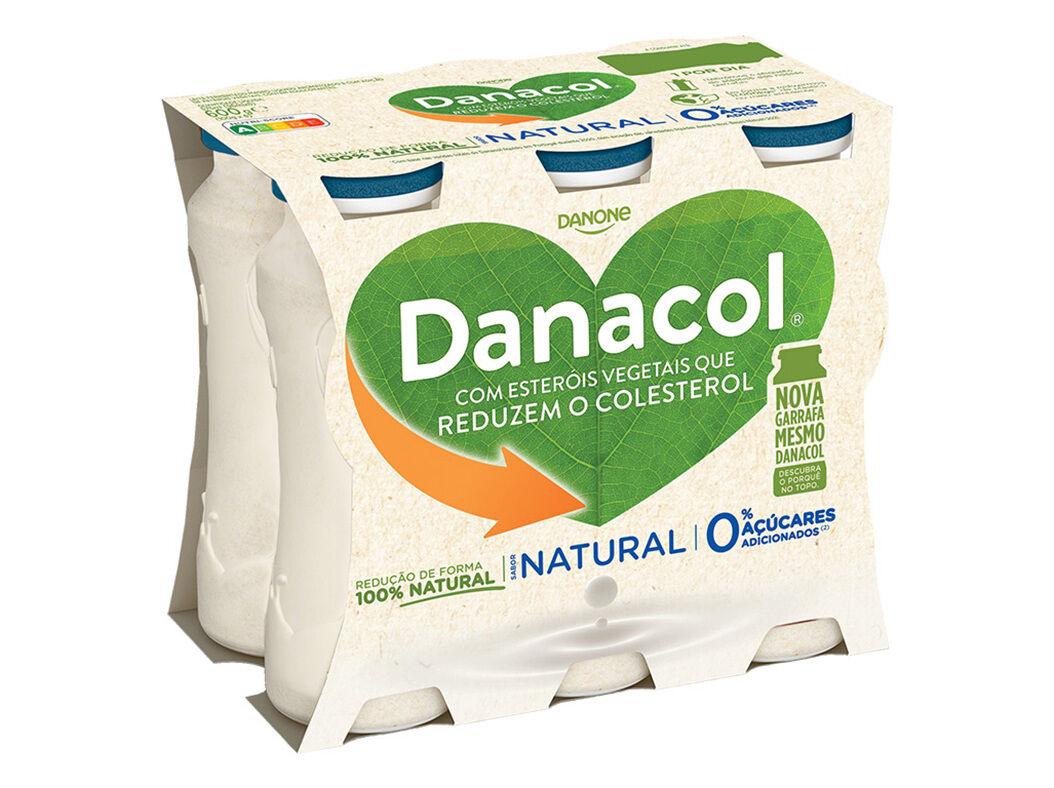 DANACOL DANONE L&Iacute;QUIDO NATURAL 6X100G image number 0