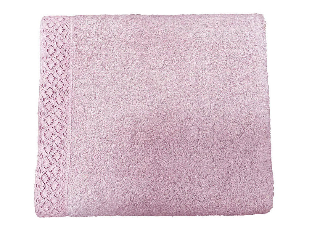 LEN&Ccedil;OL DE BANHO MY HOME ROSA 100X150CM