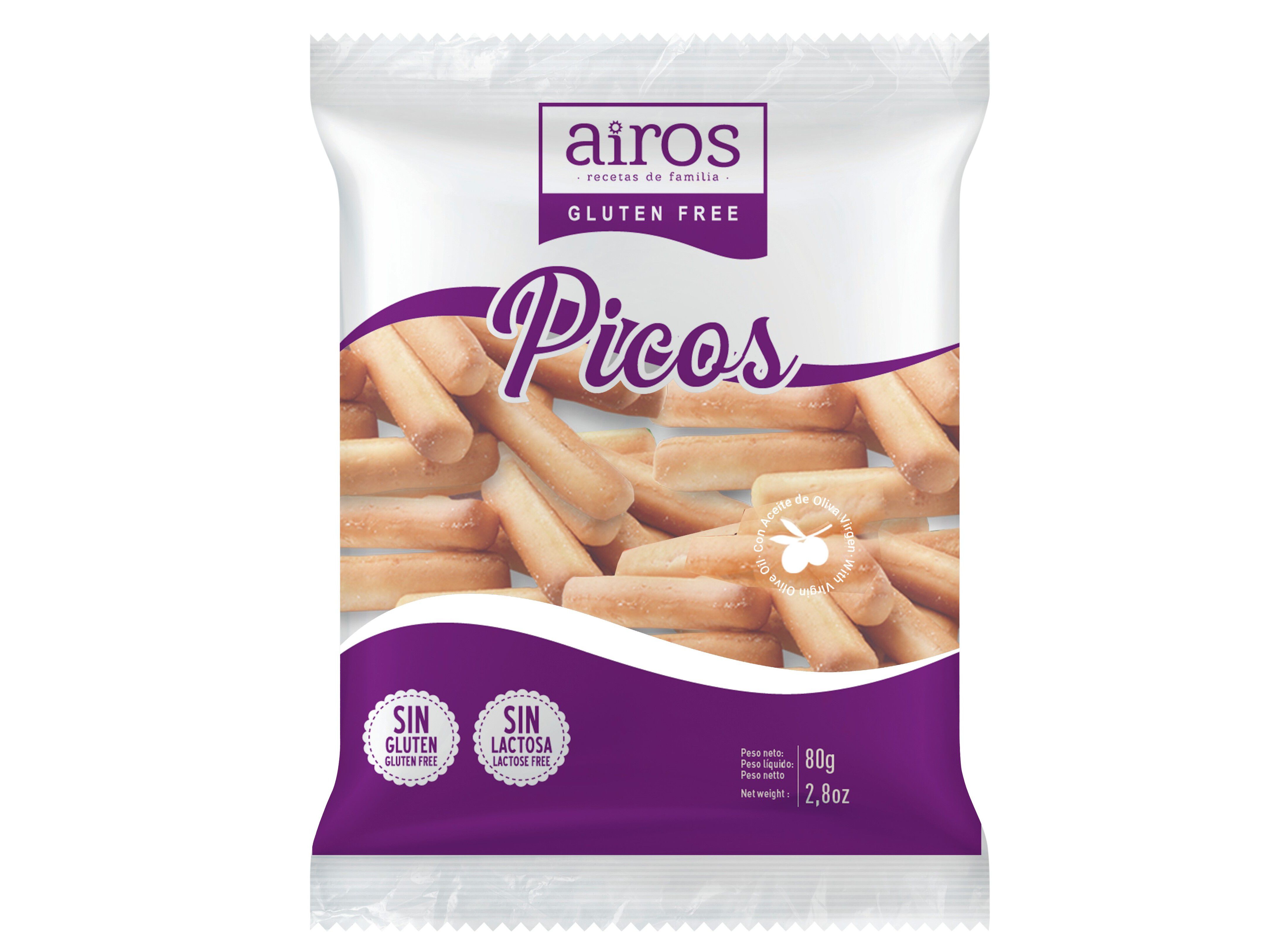 PICOS AIROS SEM GL&Uacute;TEN 80G image number 0