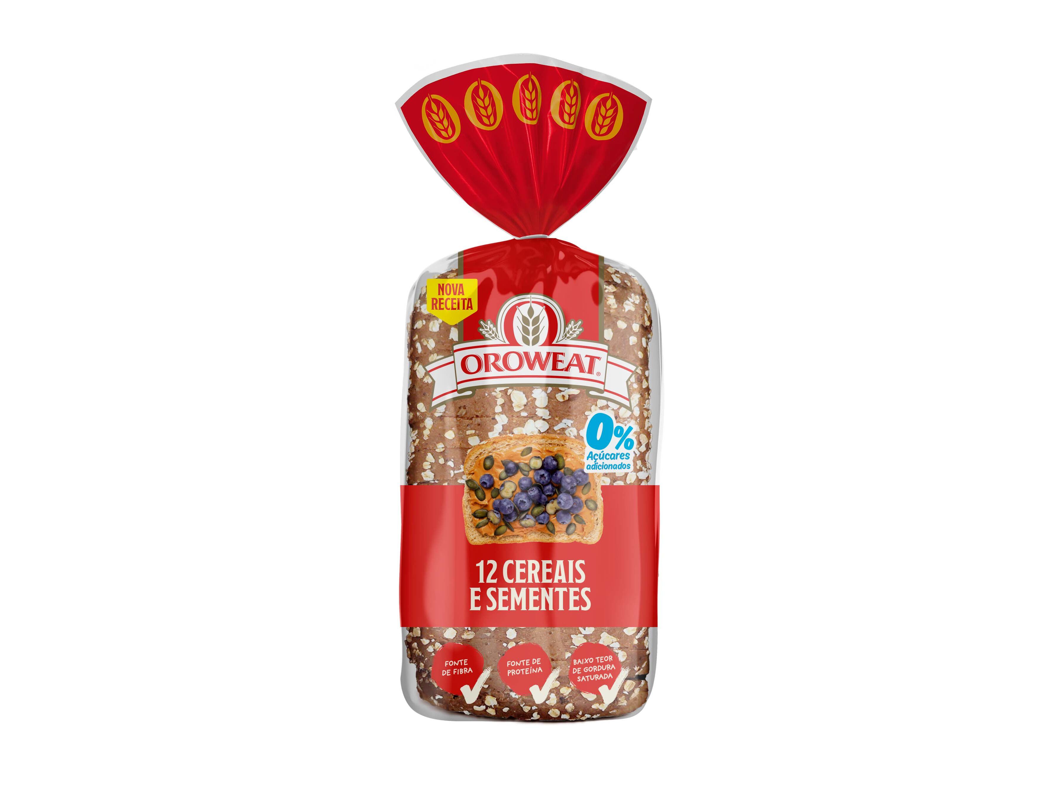 P&Atilde;O OROWEAT BIMBO 12 CEREAIS SEMENTES 550G