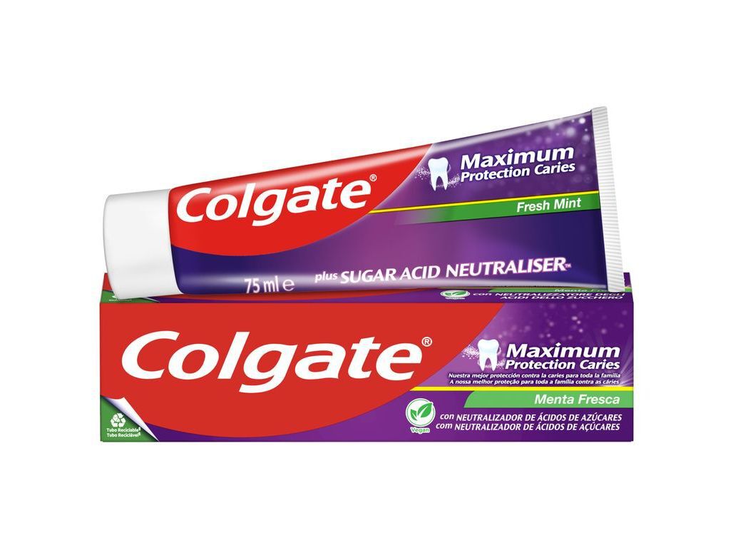 PASTA DE DENTES MAXIMUM PROTECTION C&Aacute;RIES COLGATE 75ML