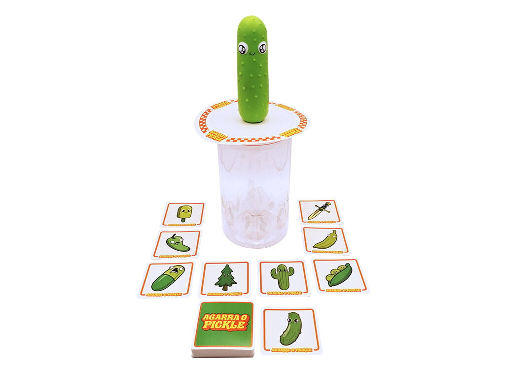 JOGO TABULEIRO AGARRA O PICKLE MEBO GAMES image number 0