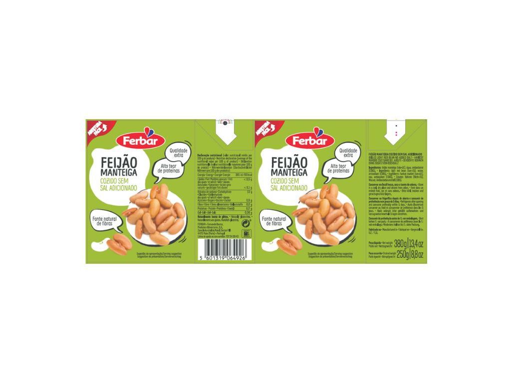 FEIJ&Atilde;O MANTEIGA FERBAR TETRA 380 (250) G image number 1