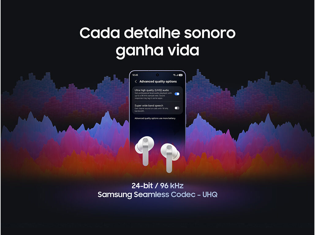 AURICULARES TWS SAMSUNG GALAXY BUDS4 PRO BRANCO image number 3