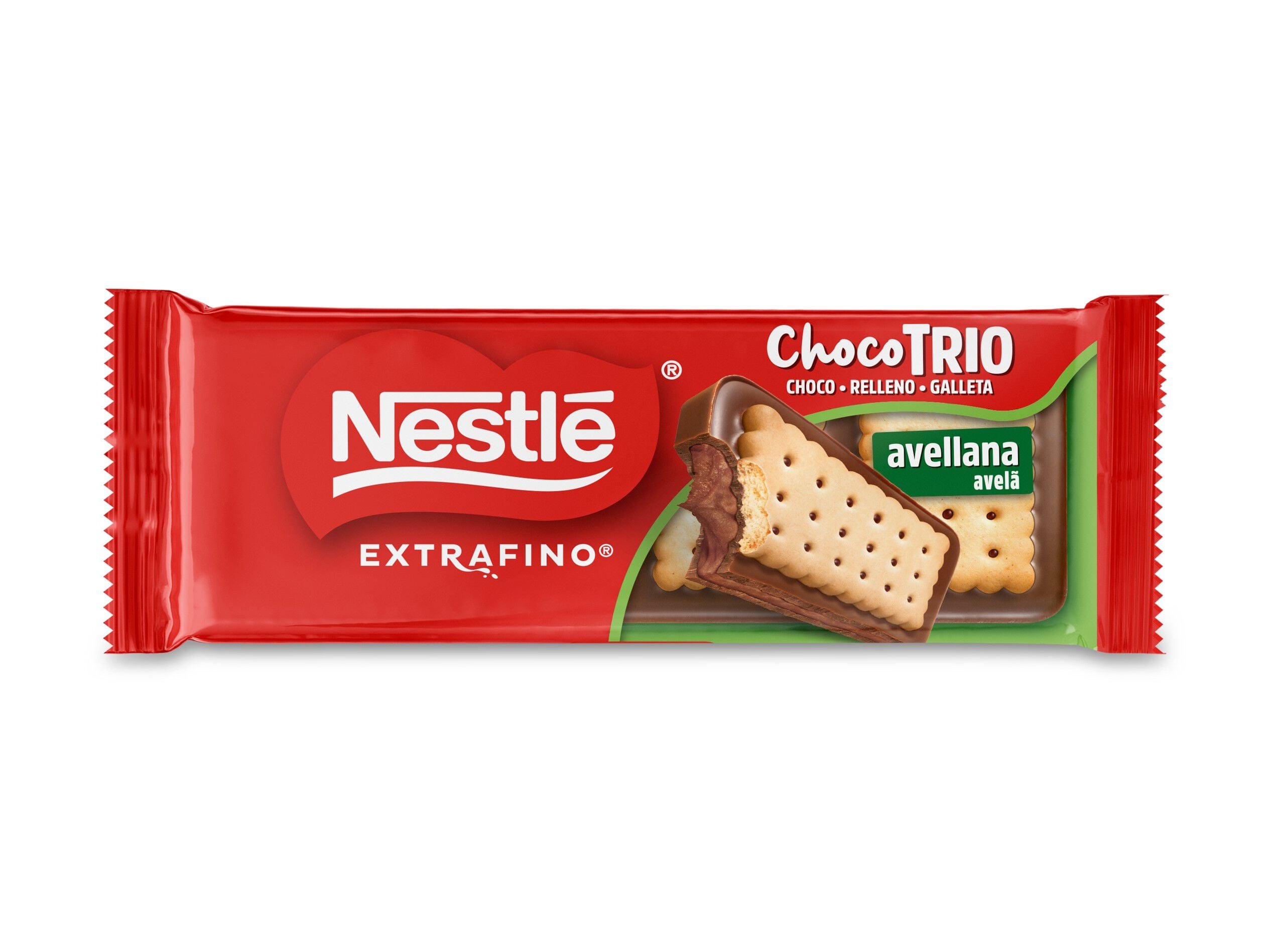 TABLETE CHOCOLATE NESTL&Eacute; CHOCO TRIO AVEL&Atilde; 90G image number 0