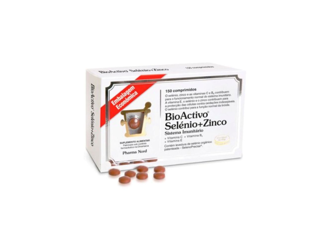 SUPLEMENTO BIOCTIVO SELENIO+ZINCO 150 COMPRIMIDOS