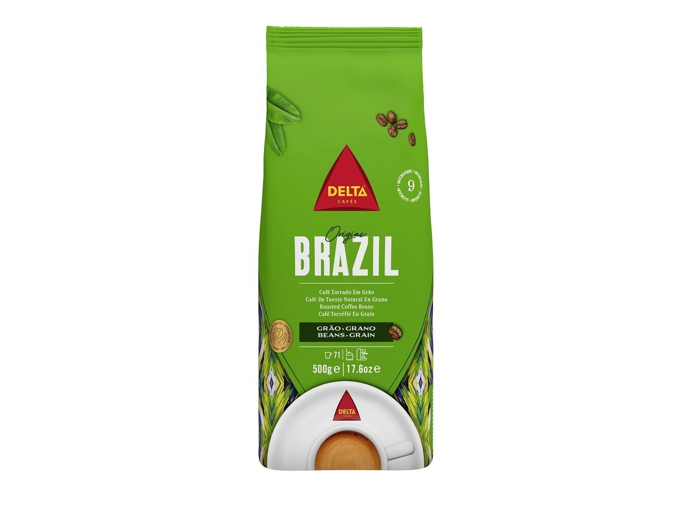 CAF&Eacute; EM GR&Atilde;O DELTA BRAZIL 500 G