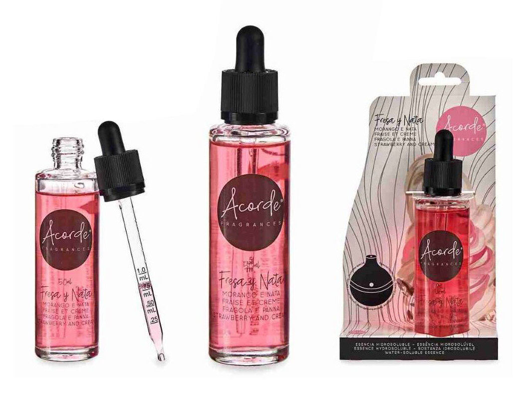 ESSENCIA HIDROSSOL&Uacute;VEL ACORDE MORANGO E NATA 50ML image number 0