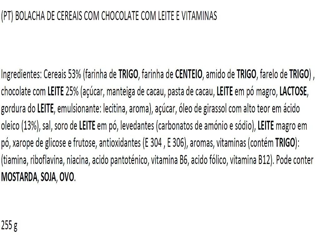 BOLACHAS DINOSAURUS CHOCOLATE LEITE ARTIACH 255G image number 1