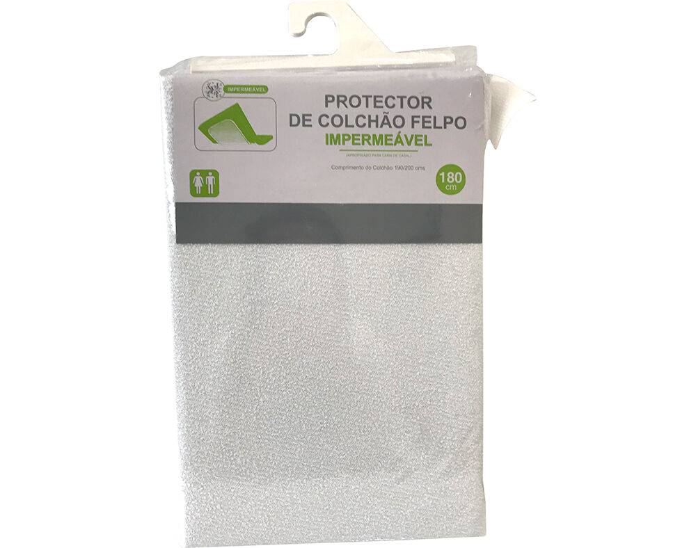 PROTETOR COLCH&Atilde;O COM REBORDO LATERAL 83%ALGOD&Atilde;O 17%POLIESTER 180X200X25CM