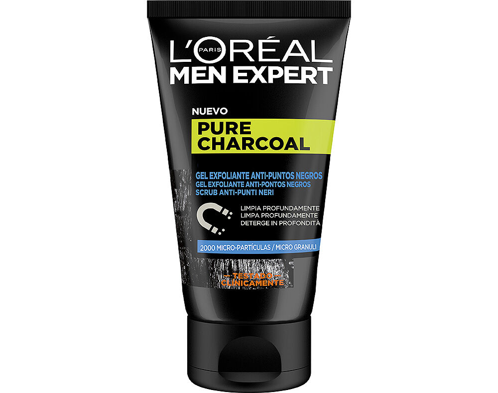 GEL MEN EXPERT LIMPEZA ANTI PONTOS NEGROS CARV&Atilde;O 100ML