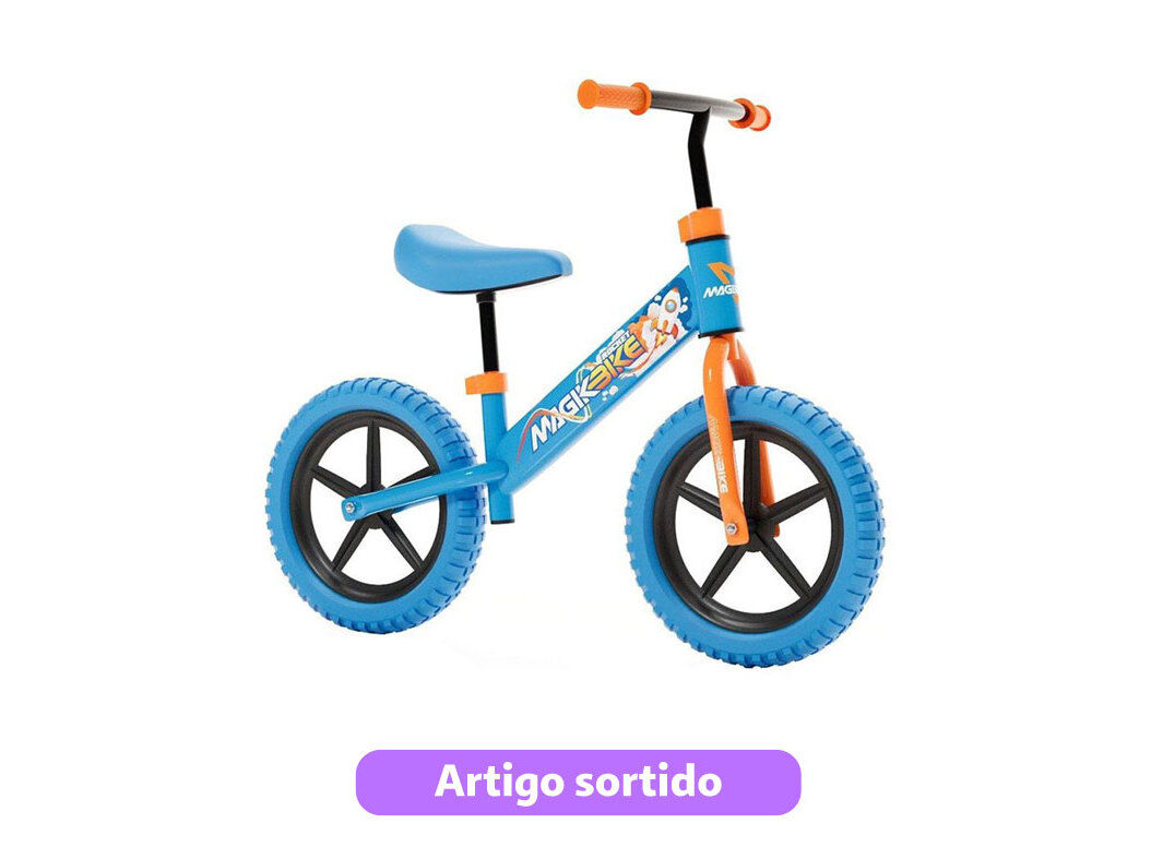 BICICLETA EQUIL&Iacute;BRIO MAGIKBIKE ROCKET CORES SORTIDAS