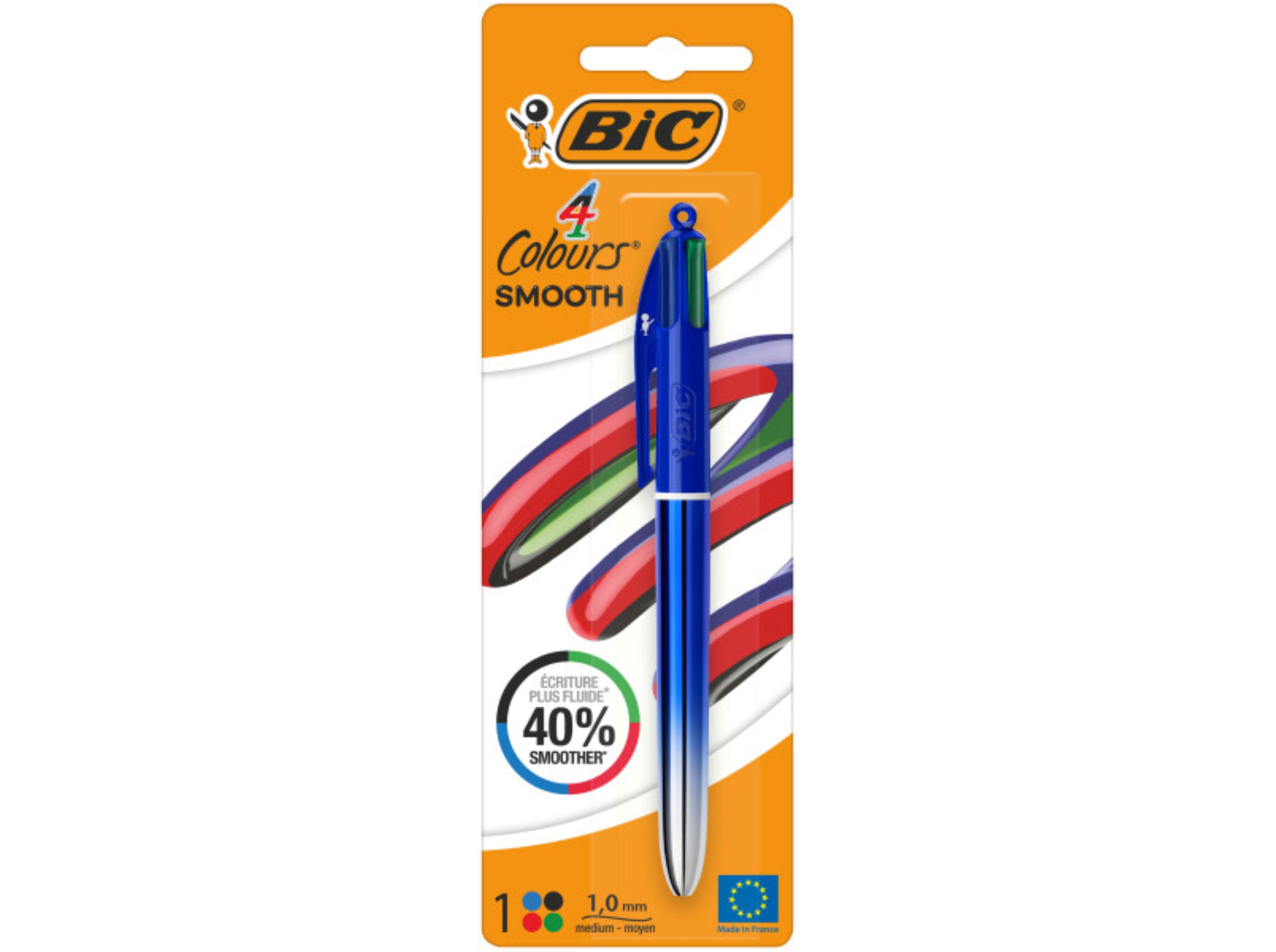ESFEROGR&Aacute;FICA RETR&Aacute;TIL BIC SMOOTH GRADIENT 4 CORES