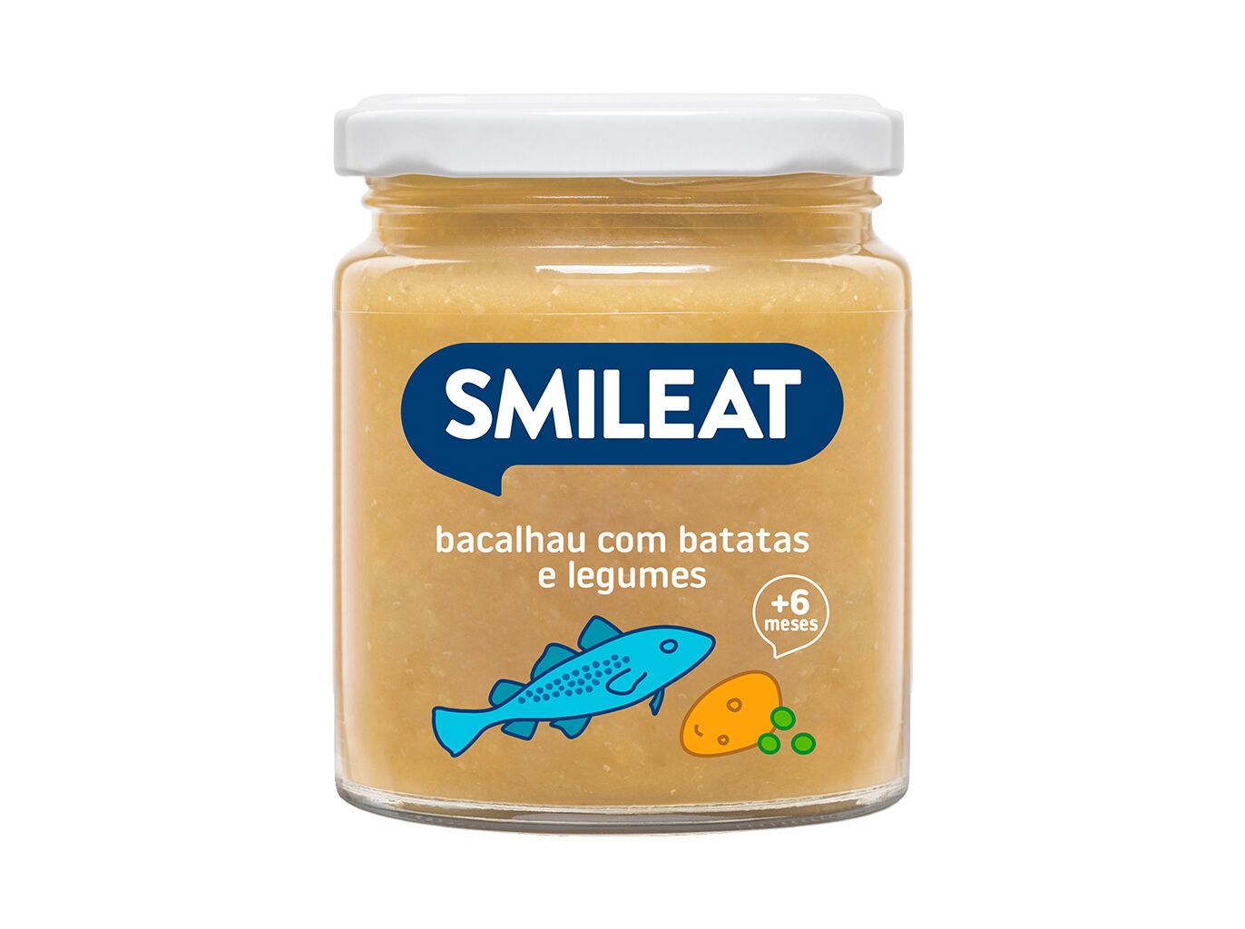 REFEI&Ccedil;&Otilde;ES SMILEAT BIO BACALHAU COM BATATA E LEGUMES 230GR