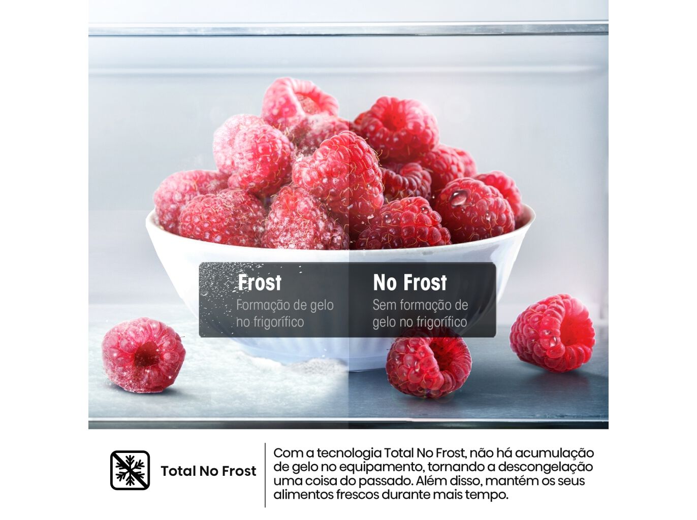 FRIGOR&Iacute;FICO 2 PORTAS HISENSE RT422N4ACE E LOOK INOX TOTAL NO FROST 325L image number 6