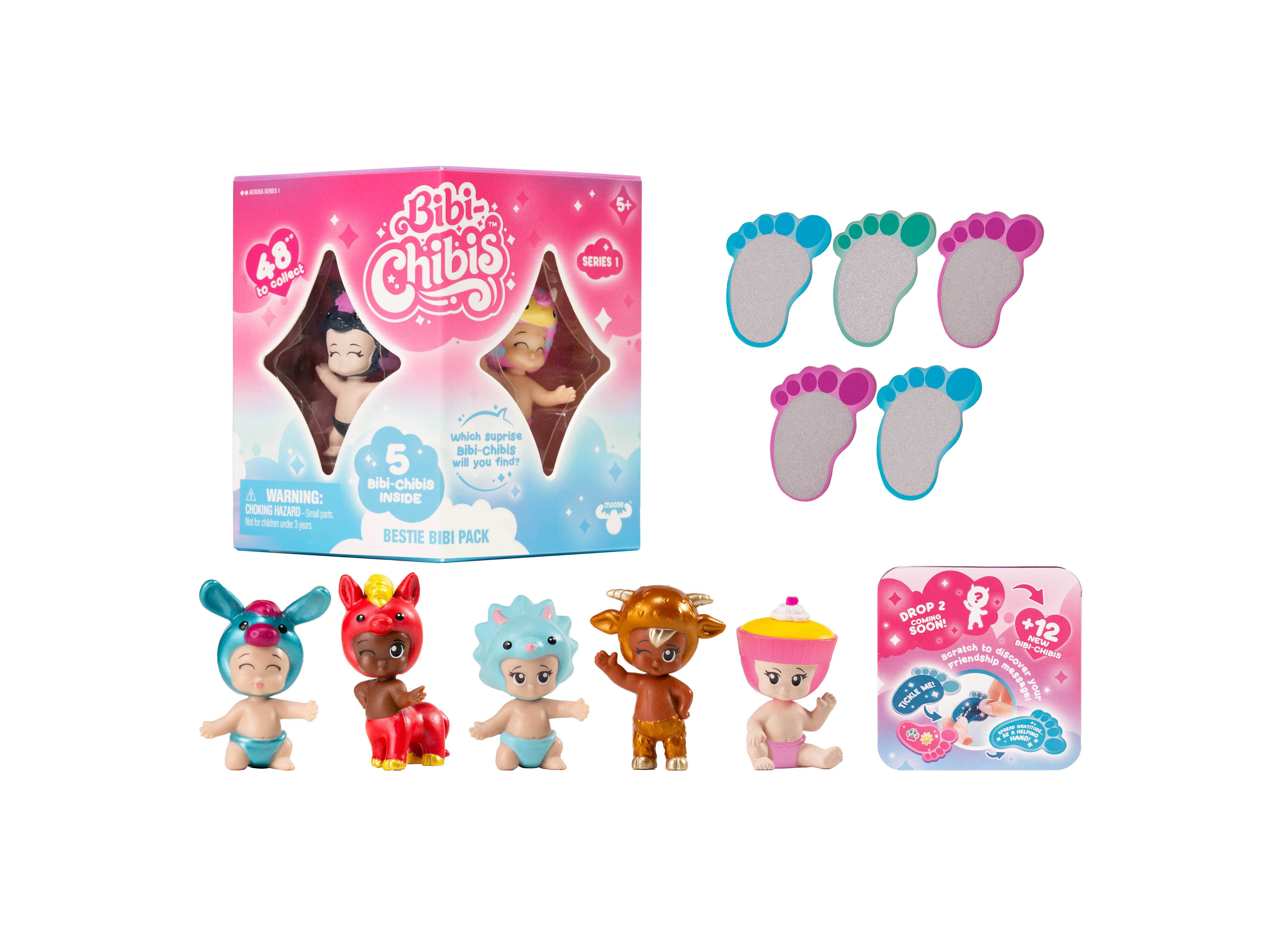 MINI FIGURAS BIBI CHIBIS PACK 5 MODELOS SORTIDOS image number 1