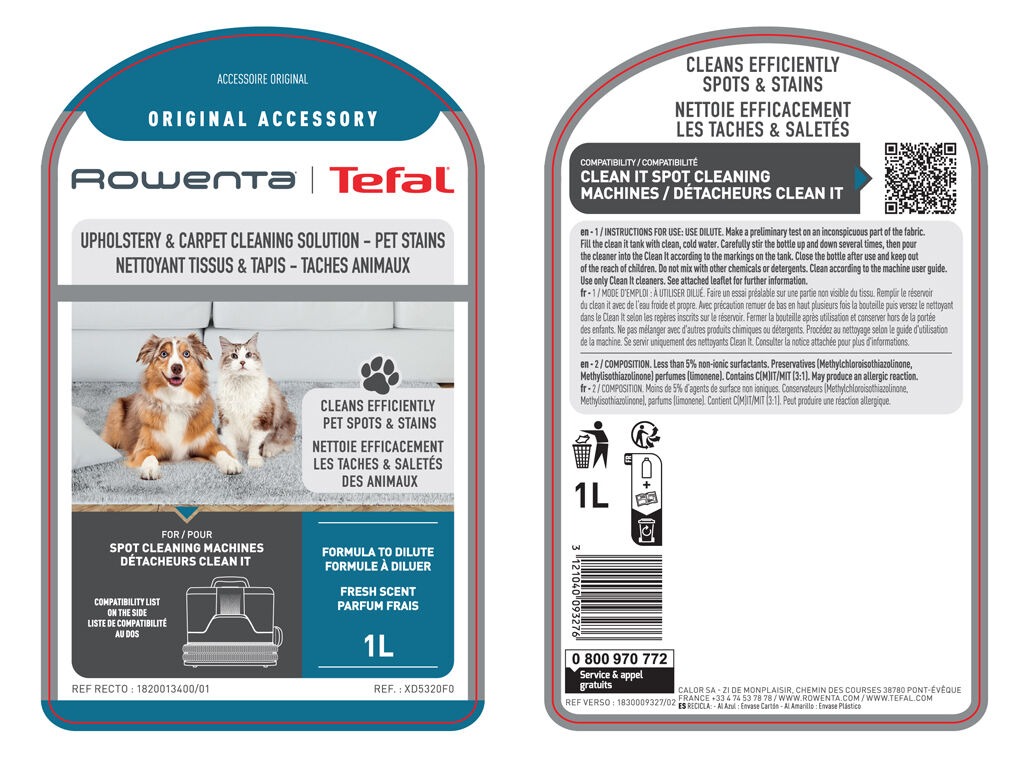 L&Iacute;QUIDO LIMPEZA ROWENTA XD5320F0 image number 1