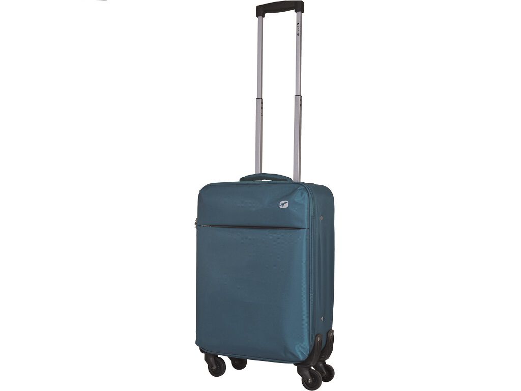 MALA DE CABINE FLEX&Iacute;VEL AIRPORT VERDE 4 RODAS 55CM image number 0