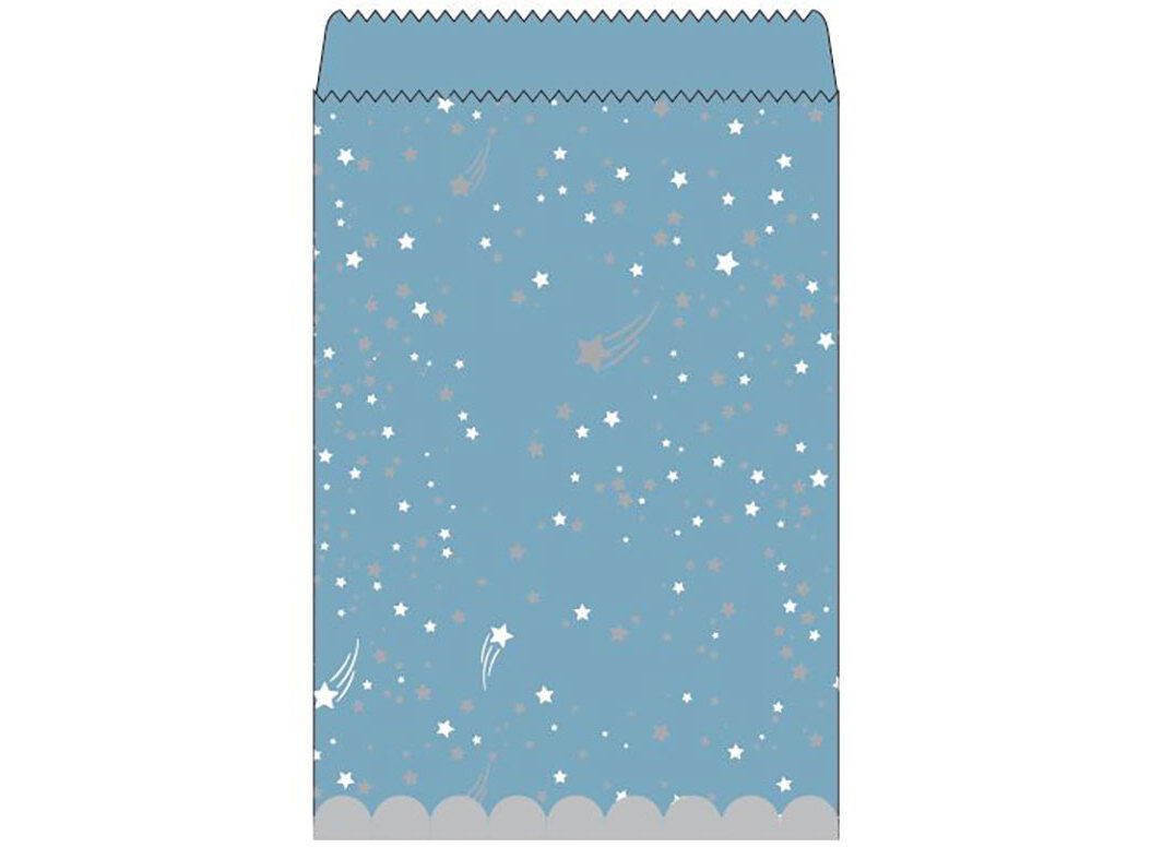 SACO PARA GULOSEIMAS ACTUEL LITTLE STAR AZUL 6 UNIDADES